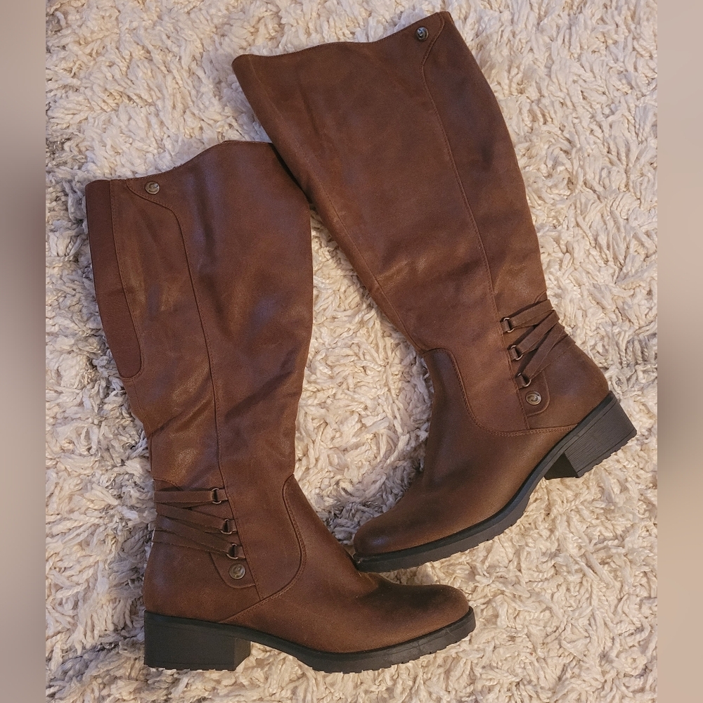 Women's Brown Knee-High Boots